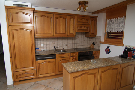 An example of the kitchens