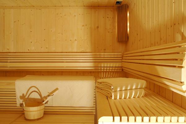 ... and a relaxing sauna